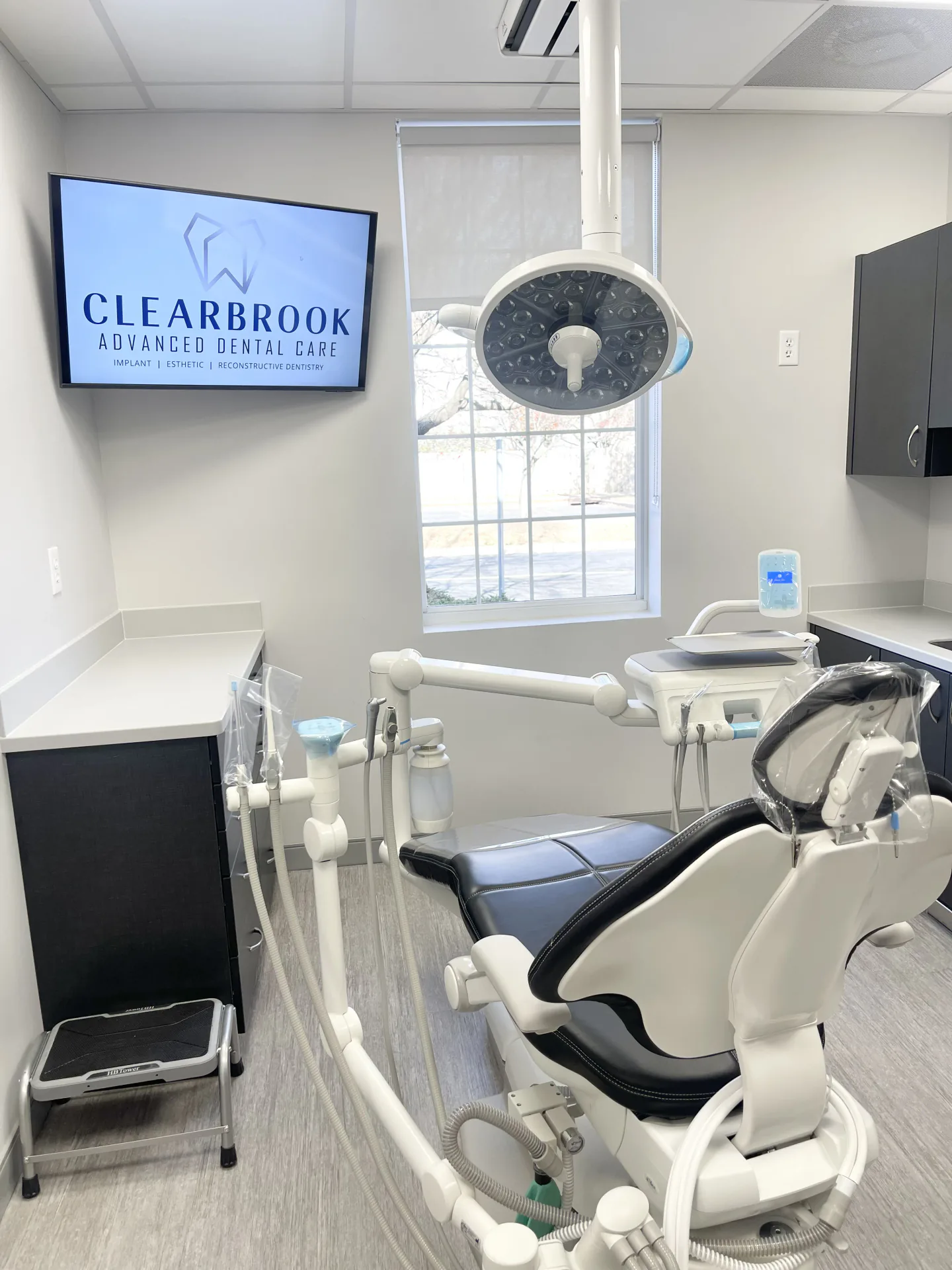 Welcoming interior hallway at Clearbrook Advanced Dental Care, Cranbury NJ